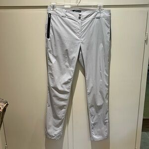 Anatomie large light gray travel pants